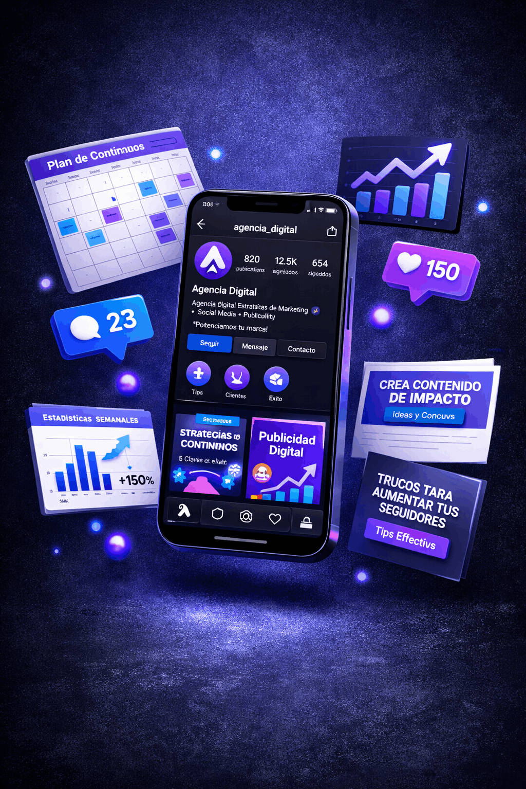 Estrategias de marketing online y redes sociales de CM Ley Agencia Digital